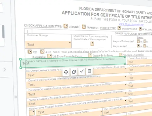 PDF Form Editor app