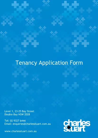 Tenancy Details Application Form