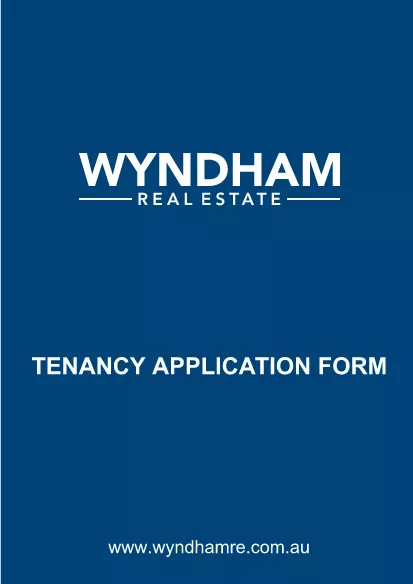 Tenancy Application Form för Real Estate