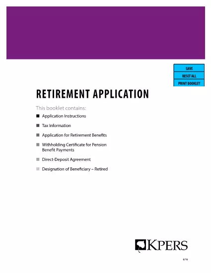 Social Security Retirement Application Form
